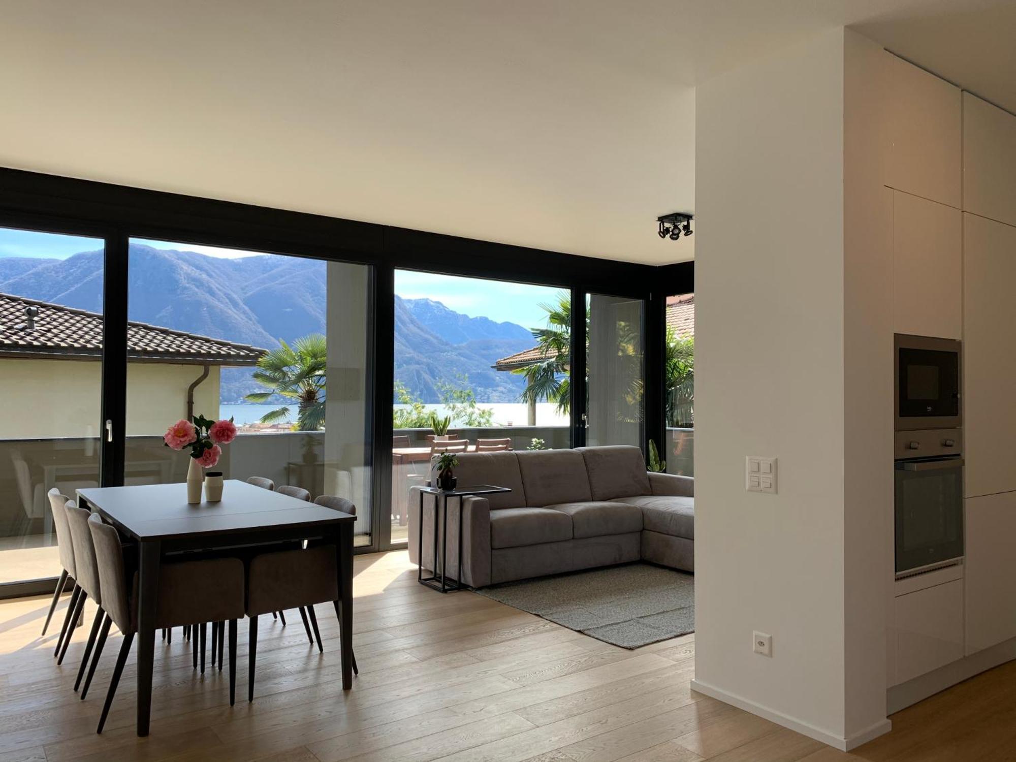 Live Lugano - Via Massagno Apartment Luaran gambar