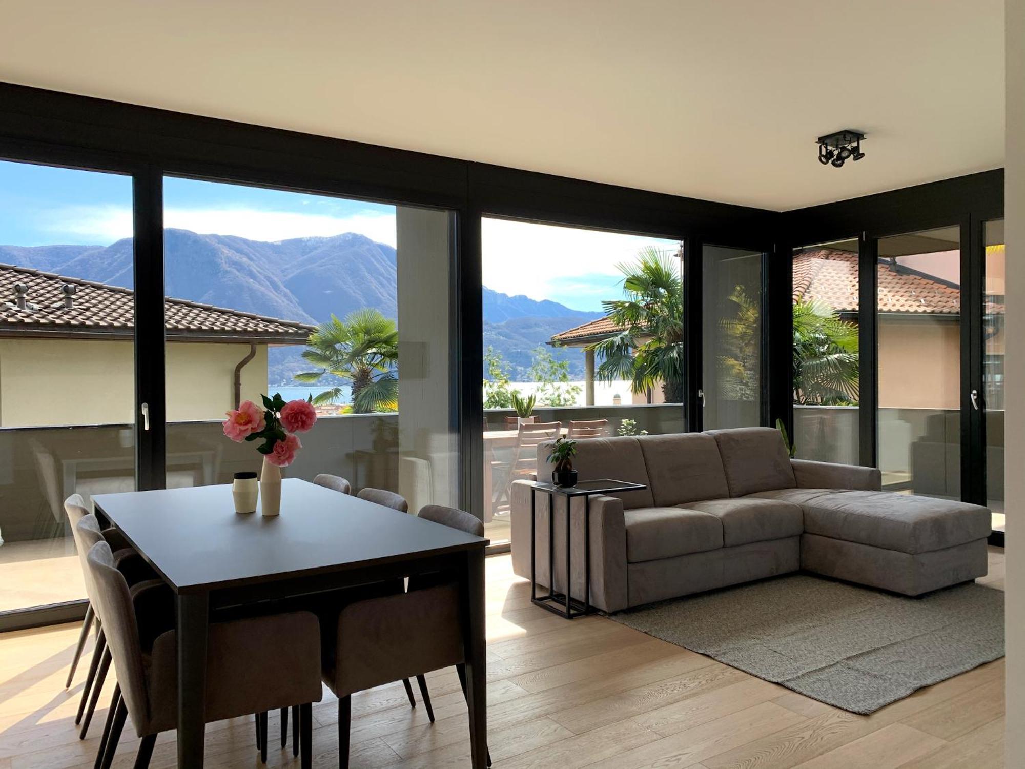 Live Lugano - Via Massagno Apartment Luaran gambar